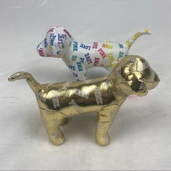 PINK Victoria Secret Dog Figures - Picture 1 of 9
